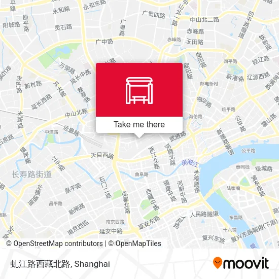虬江路西藏北路 map