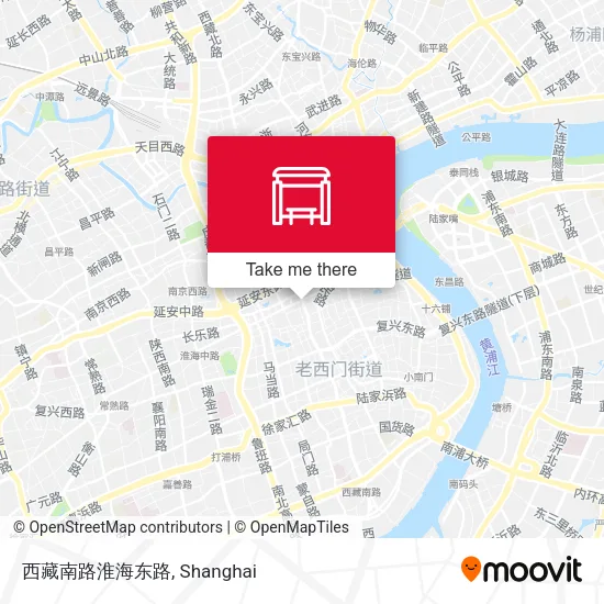 西藏南路淮海东路 map