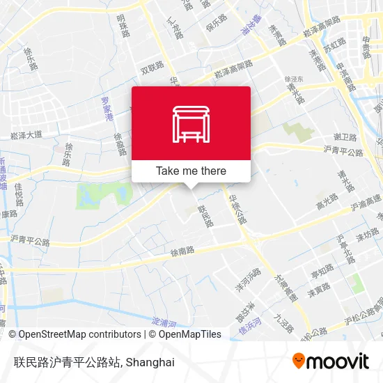 联民路沪青平公路站 map