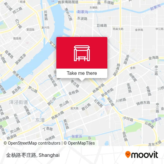 金杨路枣庄路 map