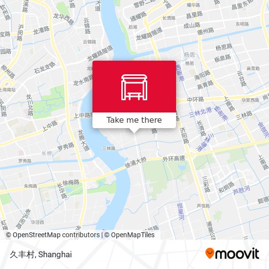 久丰村 map