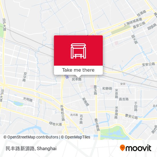 民丰路新源路 map