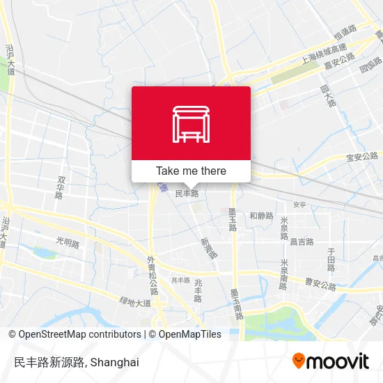 民丰路新源路 map