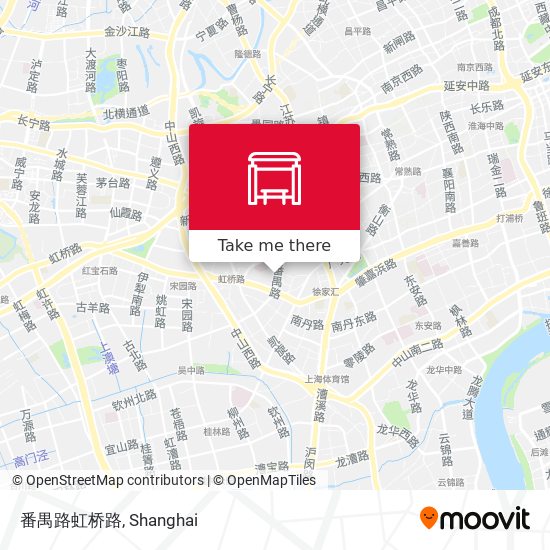 番禺路虹桥路 map