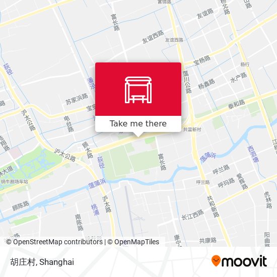 胡庄村 map