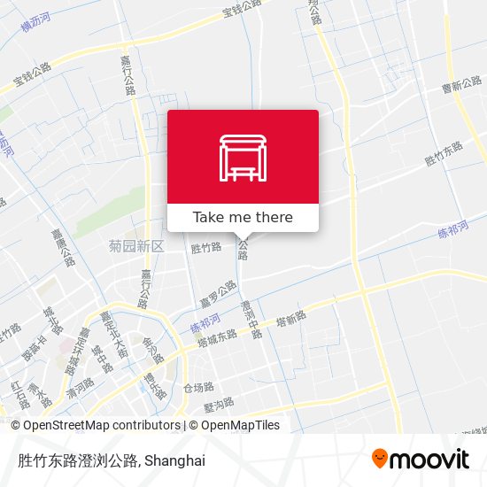 胜竹东路澄浏公路 map