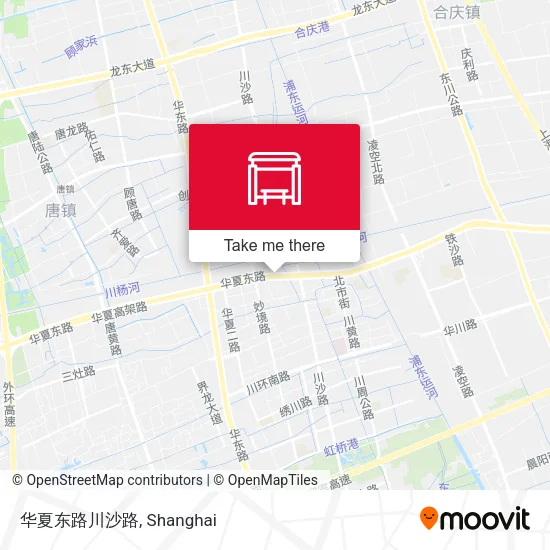 华夏东路川沙路 map