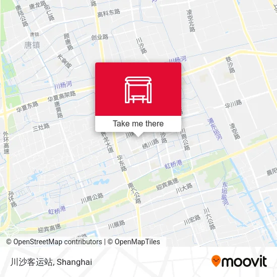 川沙客运站 map