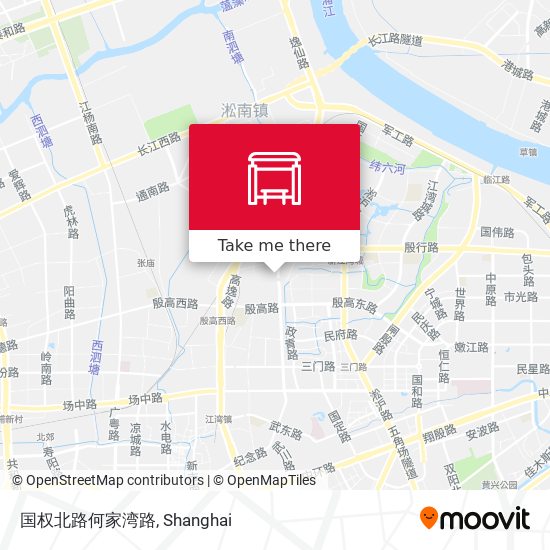 国权北路何家湾路 map