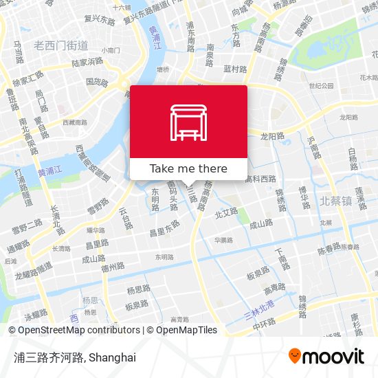 浦三路齐河路 map