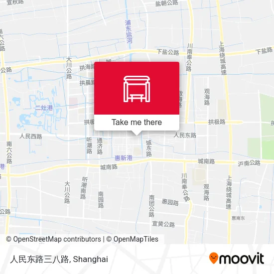 人民东路三八路 map