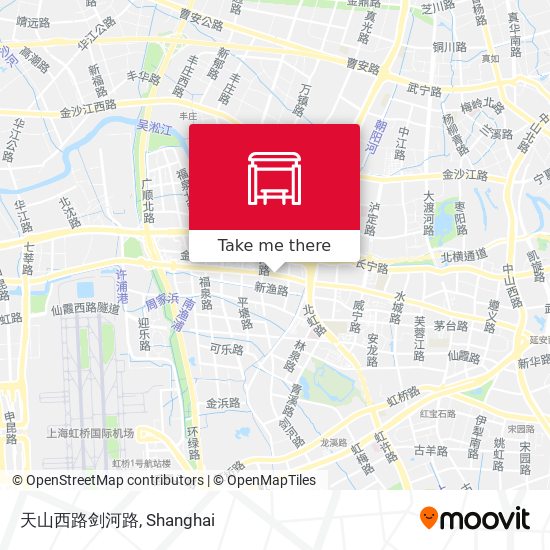 天山西路剑河路 map