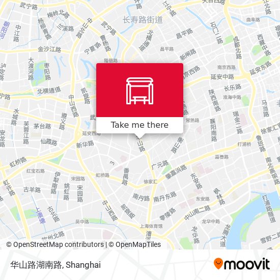 华山路湖南路 map