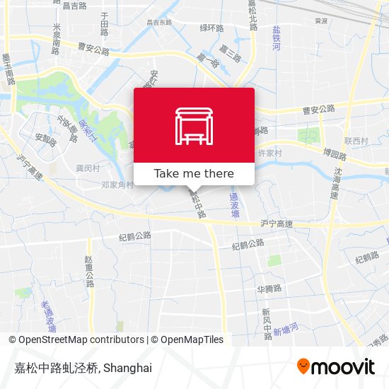 嘉松中路虬泾桥 map