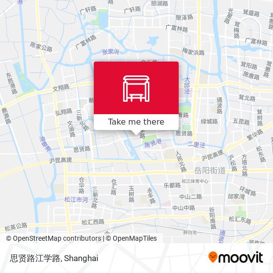 思贤路江学路 map