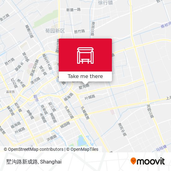墅沟路新成路 map