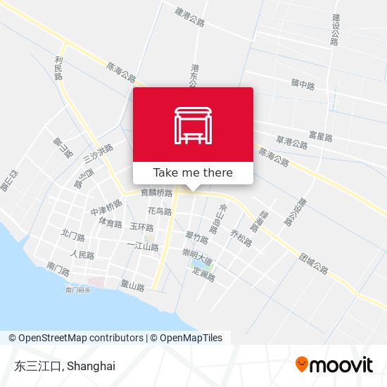 东三江口 map