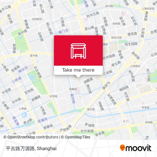 平吉路万源路 map