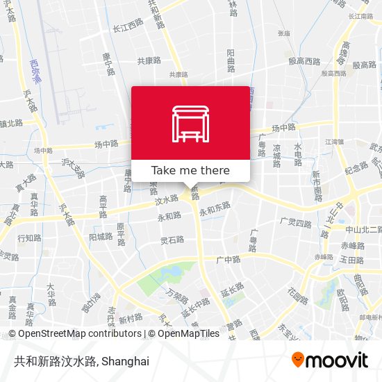 共和新路汶水路 map