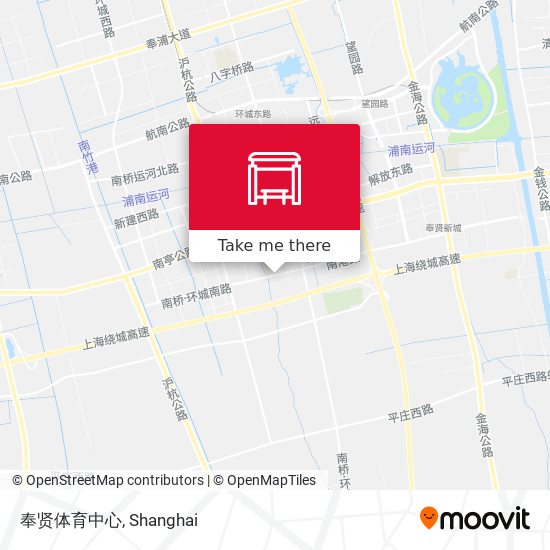 奉贤体育中心 map