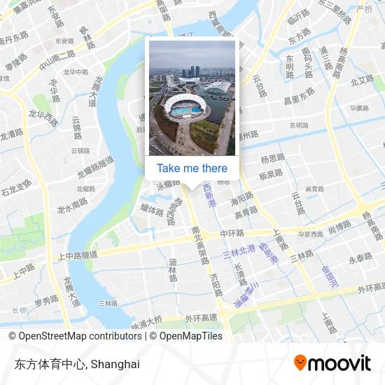 东方体育中心 map