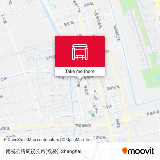 南祝公路周祝公路(祝桥) map