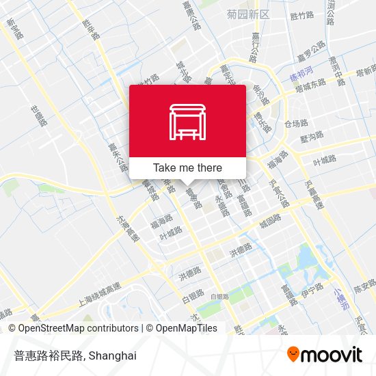 普惠路裕民路 map
