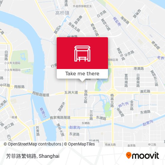 芳菲路繁锦路 map