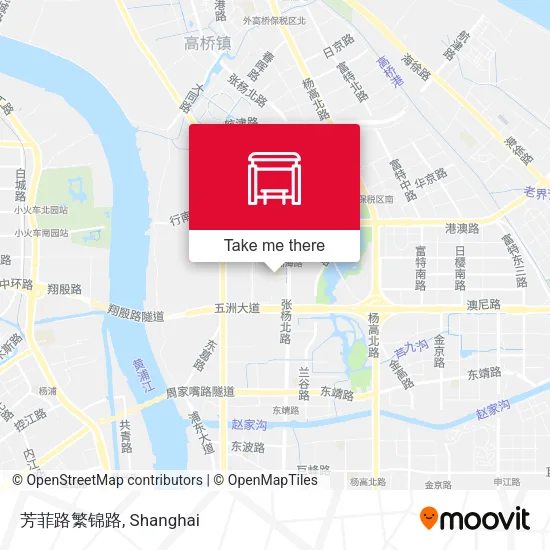 芳菲路繁锦路 map