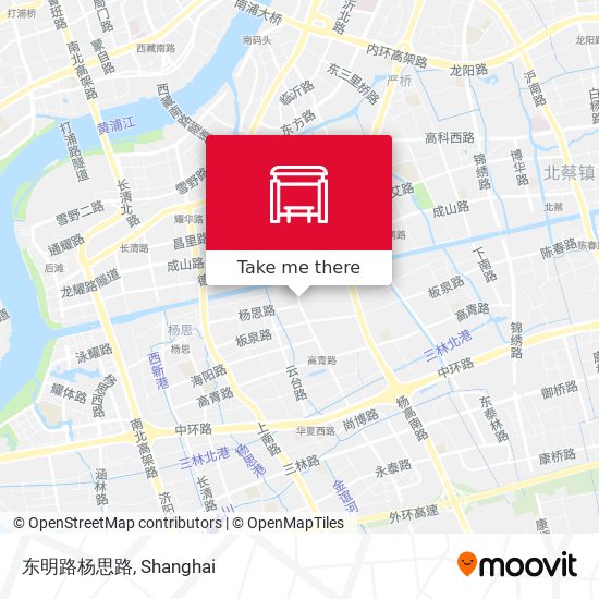 东明路杨思路 map