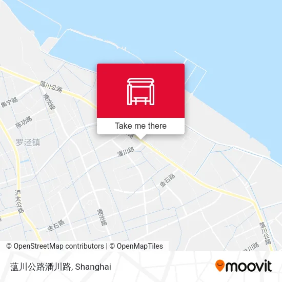 蕰川公路潘川路 map