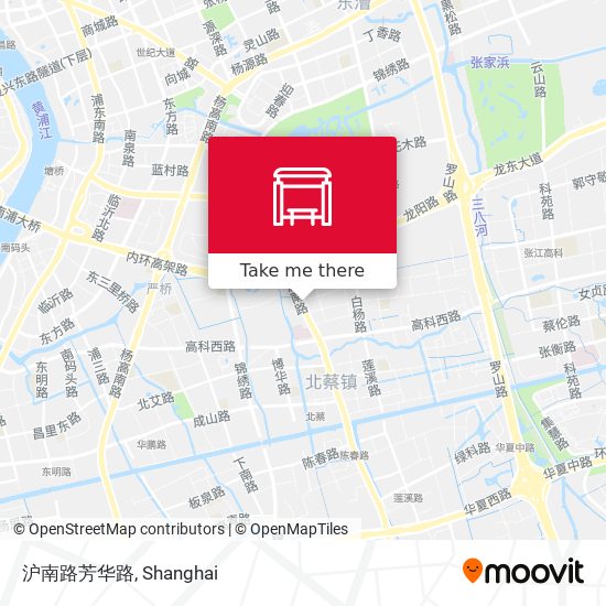 沪南路芳华路 map