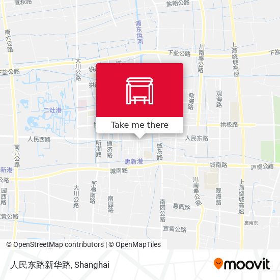 人民东路新华路 map