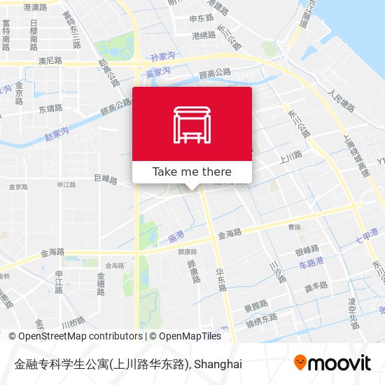 金融专科学生公寓(上川路华东路) map