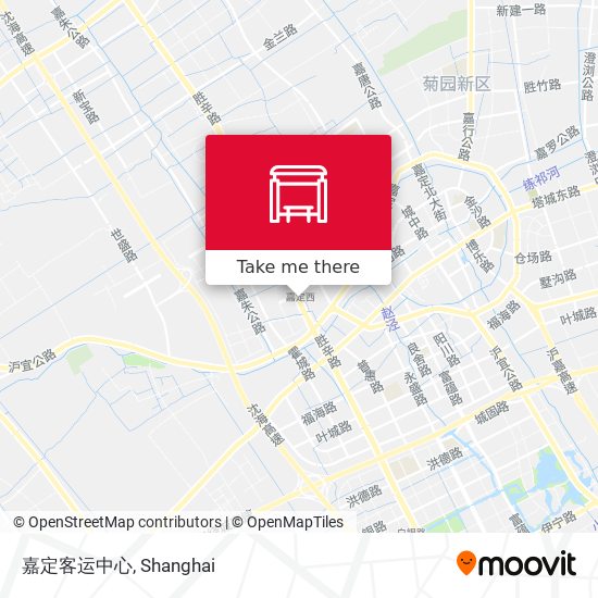 嘉定客运中心 map