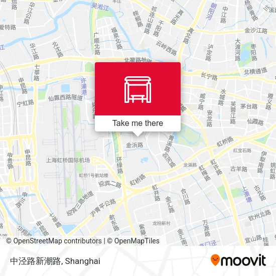 中泾路新潮路 map