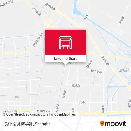 彭平公路海学路 map
