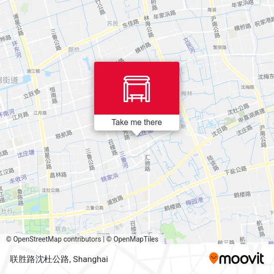 联胜路沈杜公路 map