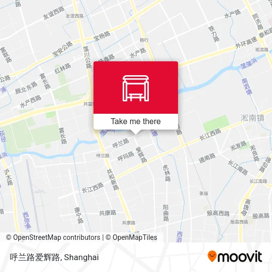 呼兰路爱辉路 map
