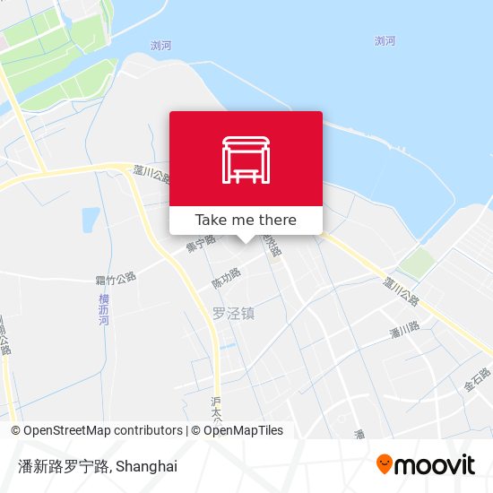 潘新路罗宁路 map