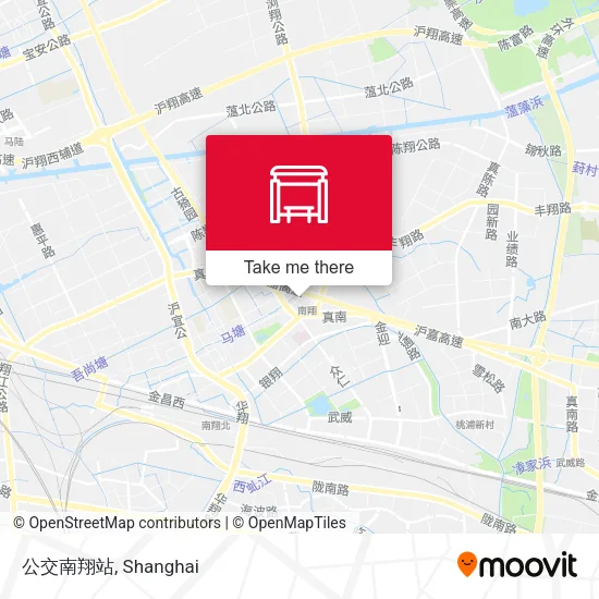公交南翔站 map