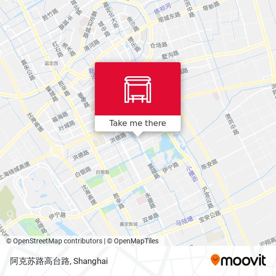 阿克苏路高台路 map
