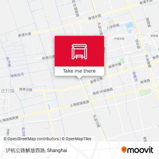 沪杭公路解放西路 map