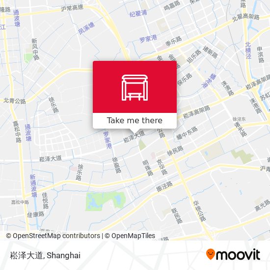 崧泽大道 map