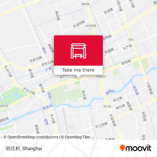 胡庄村 map