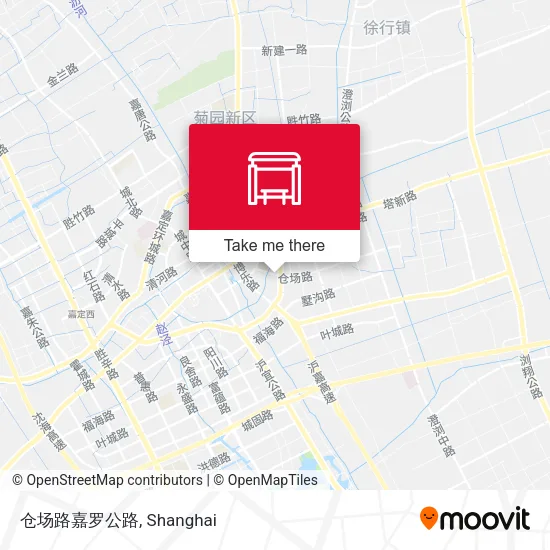 仓场路嘉罗公路 map