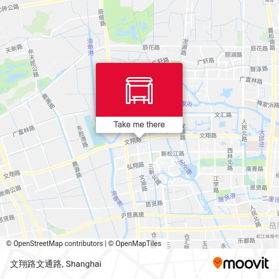 文翔路文通路 map