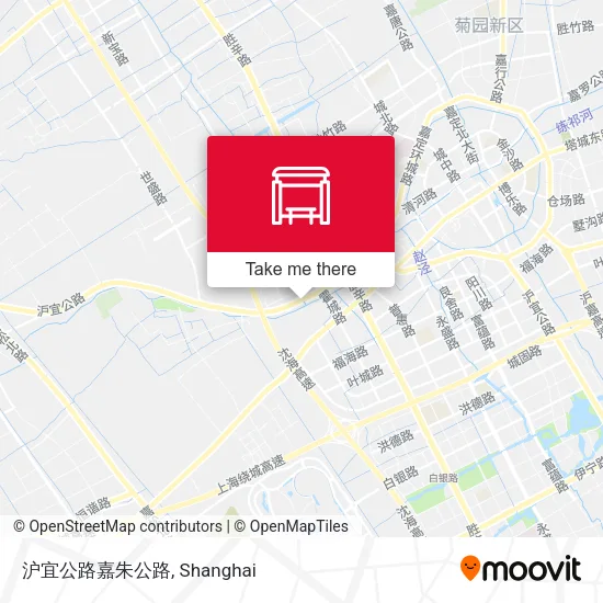沪宜公路嘉朱公路 map