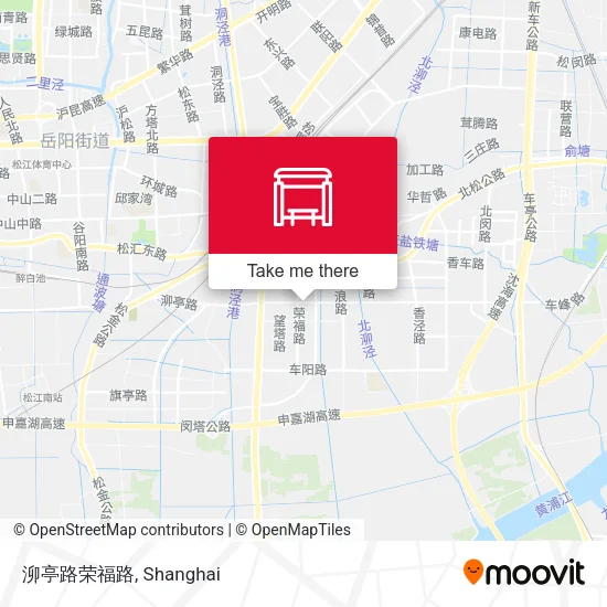 泖亭路荣福路 map