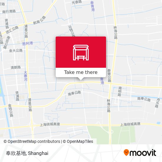 奉欣基地 map